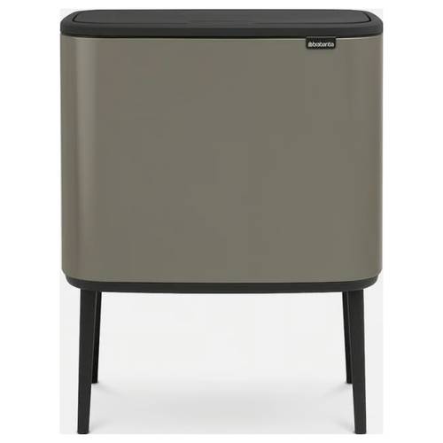 brabantia Bo Touch Bin 316142 Mülleimer 34 l Stahl (L x B x H) 312 x 540 x 680 mm Platinum/Black 1 St.
