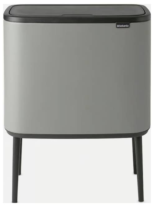 brabantia Bo Touch Bin 127229 Mülleimer 33 l Stahl (L x B x H) 312 x 540 x 680 mm Grau 1 St.
