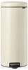 brabantia Newicon 149962 Treteimer 30 l Stahl (Ø x H) 293 mm x 679 mm Hellbeige Fuß-Tretmechanik 1 St.