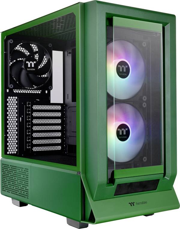 Thermaltake Ceres 350 MX Racing Green Midi-Tower PC-Gehäuse  Grün