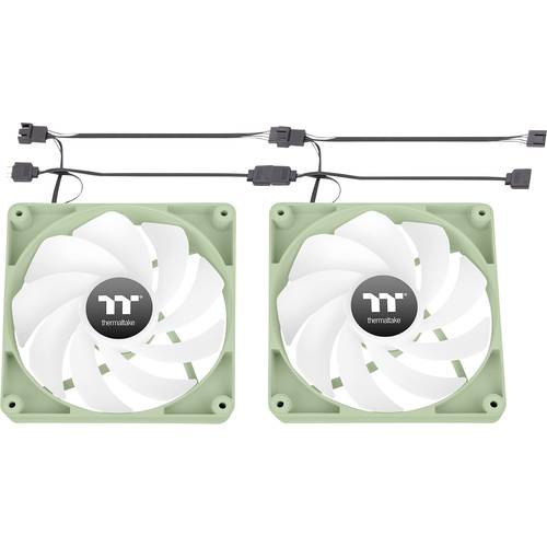 Thumbnail - Thermaltake CT140 Reverse ARGB Sync PC Cooling Fan Matcha Green 2 Pack PC-Gehäuse-Lüfter (B x H x T) 140 x 140 x 25 mm
