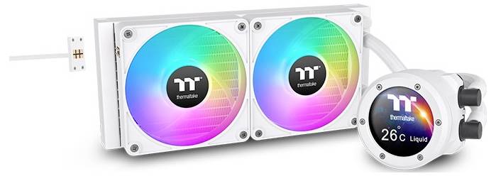 Thumbnail - Thermaltake TH240 V2 Ultra EX ARGB Sync Snow Edition All-In-One PC-Wasserkühlung