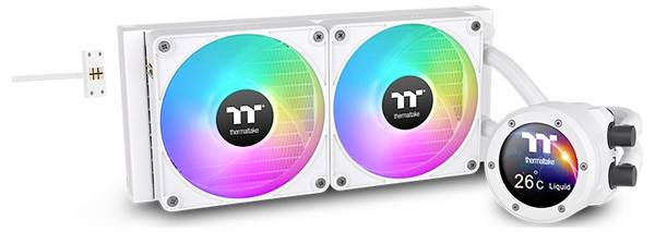 Thermaltake TH280 V2 Ultra EX ARGB Sync Snow Edition All-In-One PC-Wasserkühlung