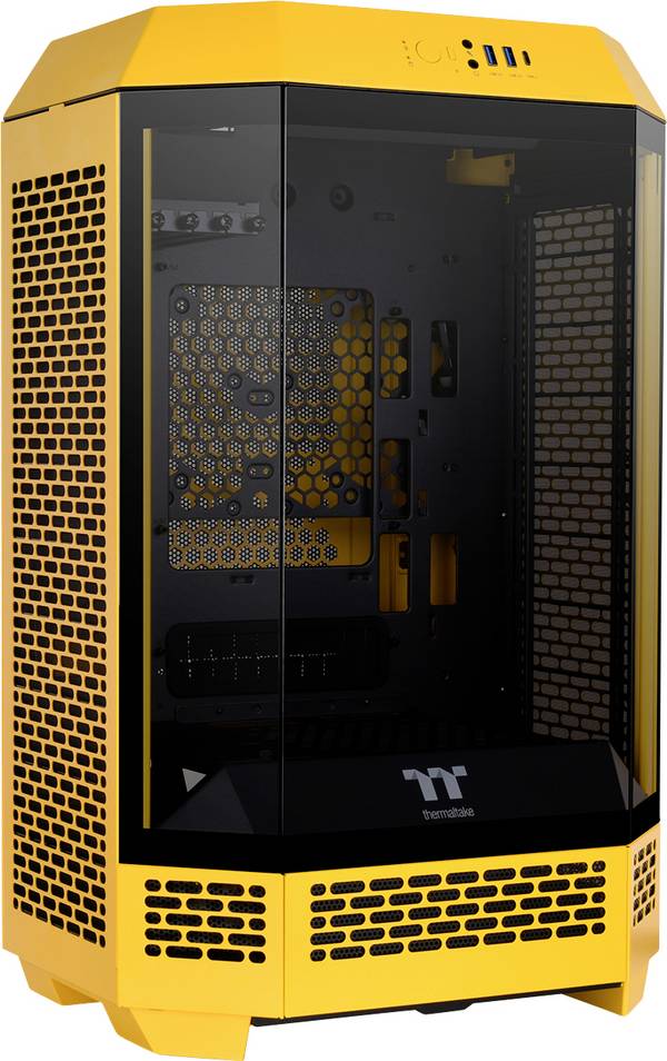 Thermaltake The Tower 300 Bumblebee Micro-Tower PC-Gehäuse  Gelb