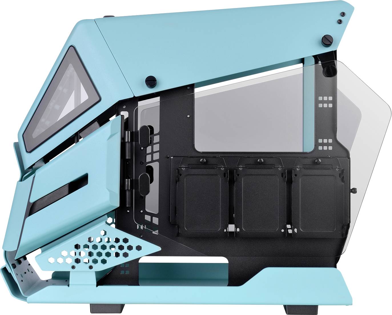 Thermaltake The Tower 300 Hydrangea Blue Micro-Tower PC Case Blu