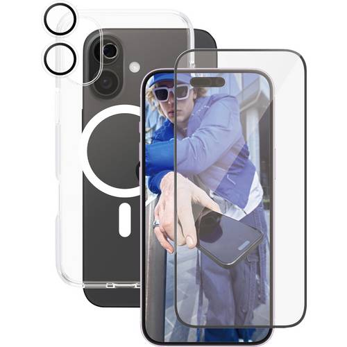 Thumbnail - PanzerGlass CARE by ® Panzerglas 3-in-1 Protection Backcover Apple iPhone 16 Plus Transparent Induktives Laden B1339+286...