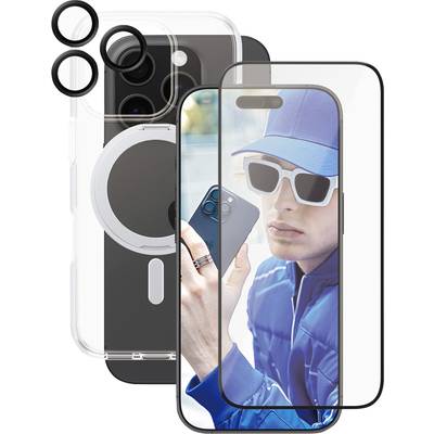 PanzerGlass CARE by ® Panzerglas 3-in-1 Protection Displayschutzglas Apple iPhone 16 Pro 1 St. Anti-Fingerprint, kratzfe