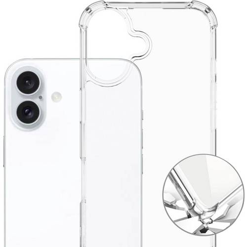 4Smarts Hybrid Case Ibiza Backcover Apple iPhone 16 Transparent Induktives Laden 541182