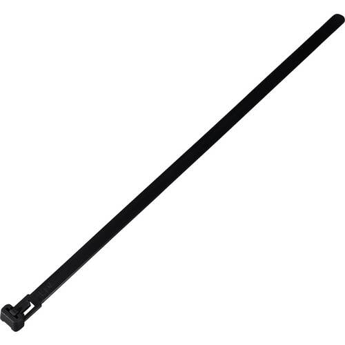 Thumbnail - TRU COMPONENTS TC-13340652 TC-RT-250-7.6-B Kabelbinder 250 mm 7.6 mm Schwarz Lösbar, chemische Beständigkeit, UV-stabili...