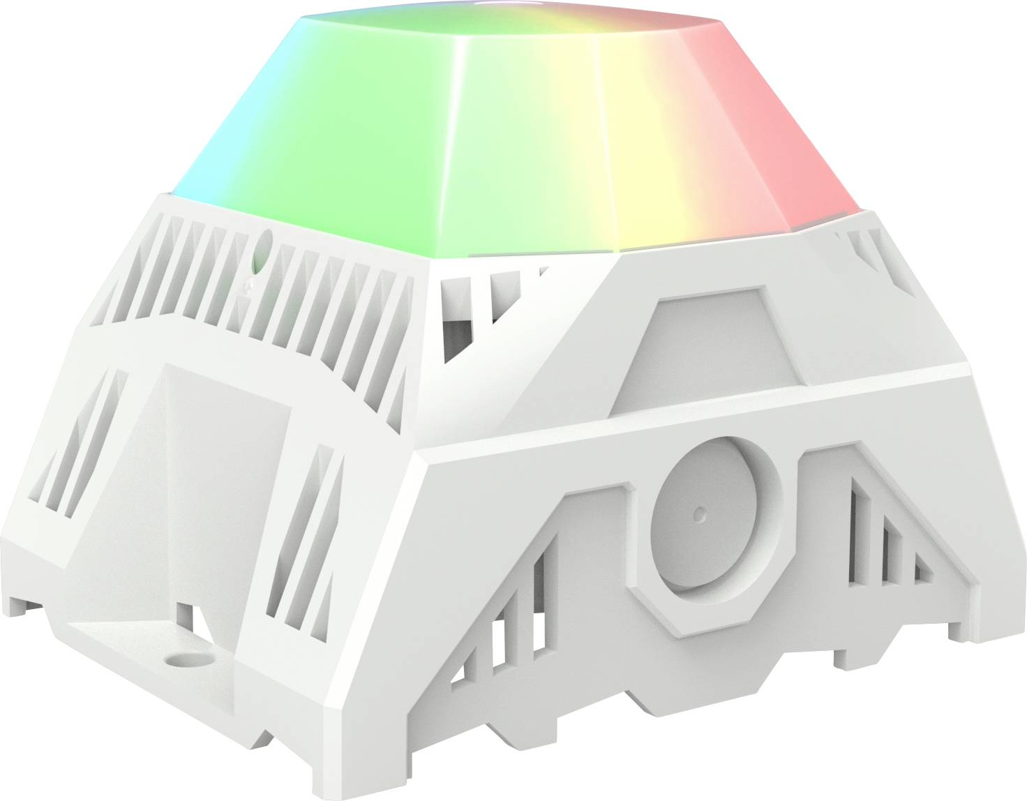 Pfannenberg Combi-signaalgever PA L 1-R 10-60 DC RGB 7035 48 V/DC 105 dB afbeelding