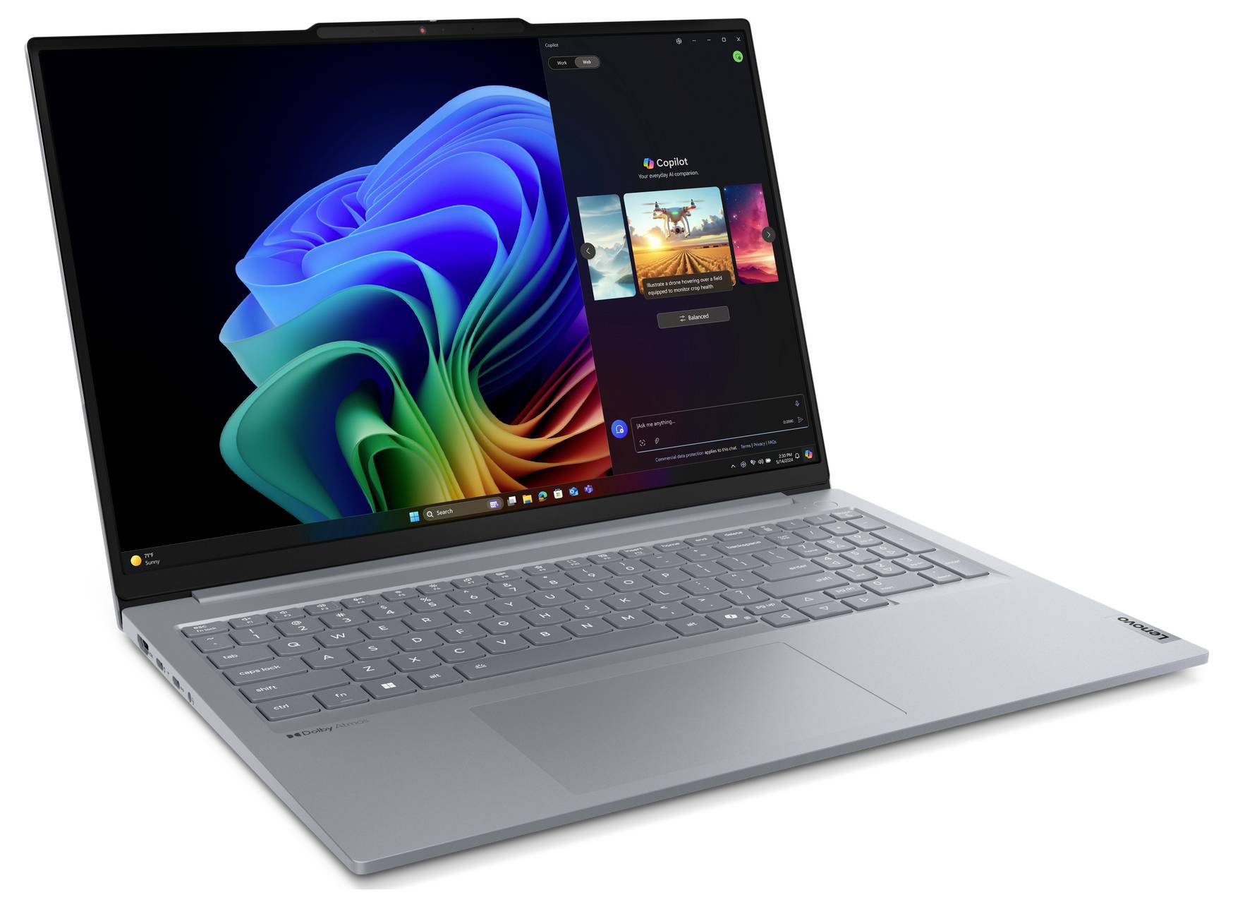 Lenovo ThinkBook 16 G7 QOY 21NH - Snapdragon X Plus X1P-42-100 / 3.2 GHz - Win 11 Pro (auf ARM) - TL: Deutsch, QWERTZ-2