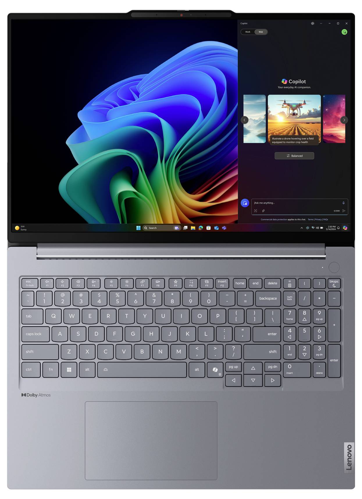 Lenovo ThinkBook 16 G7 QOY 21NH - Snapdragon X Plus X1P-42-100 / 3.2 GHz - Win 11 Pro (auf ARM) - TL: Deutsch, QWERTZ-6