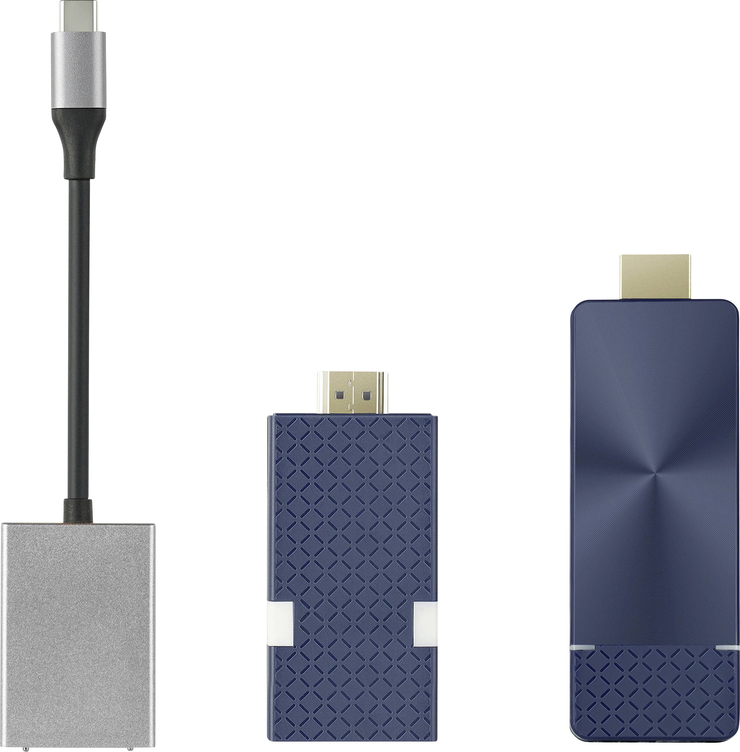 CastGo Wireless Display HDMI-Funkübertragung (Set) 30 m 5.15 GHz, 5.85 GHz 3840 x 2160 Pixel Sichere Funkübertragung