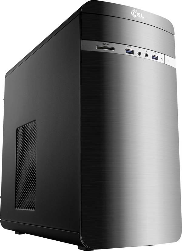 CSL Computer Desktop PC M11060H AMD Ryzen 5 8600G 5.0 GHz 16 GB RAM 1000 GB SSD AMD Radeon™ Onboard Graphics 92061