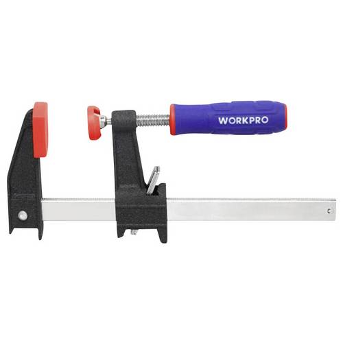 Schraubzwinge mit Schnellspannfunktion WorkPro WP232031 Produktabmessung, Länge: 300 mm
