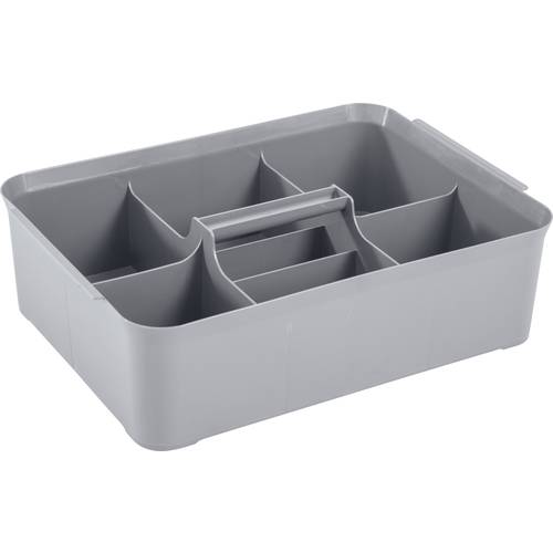 Curver 243837 Aufbewahrungsbox HANDY (L x B x H) 366 x 263 x 104 mm Silber 1 St.