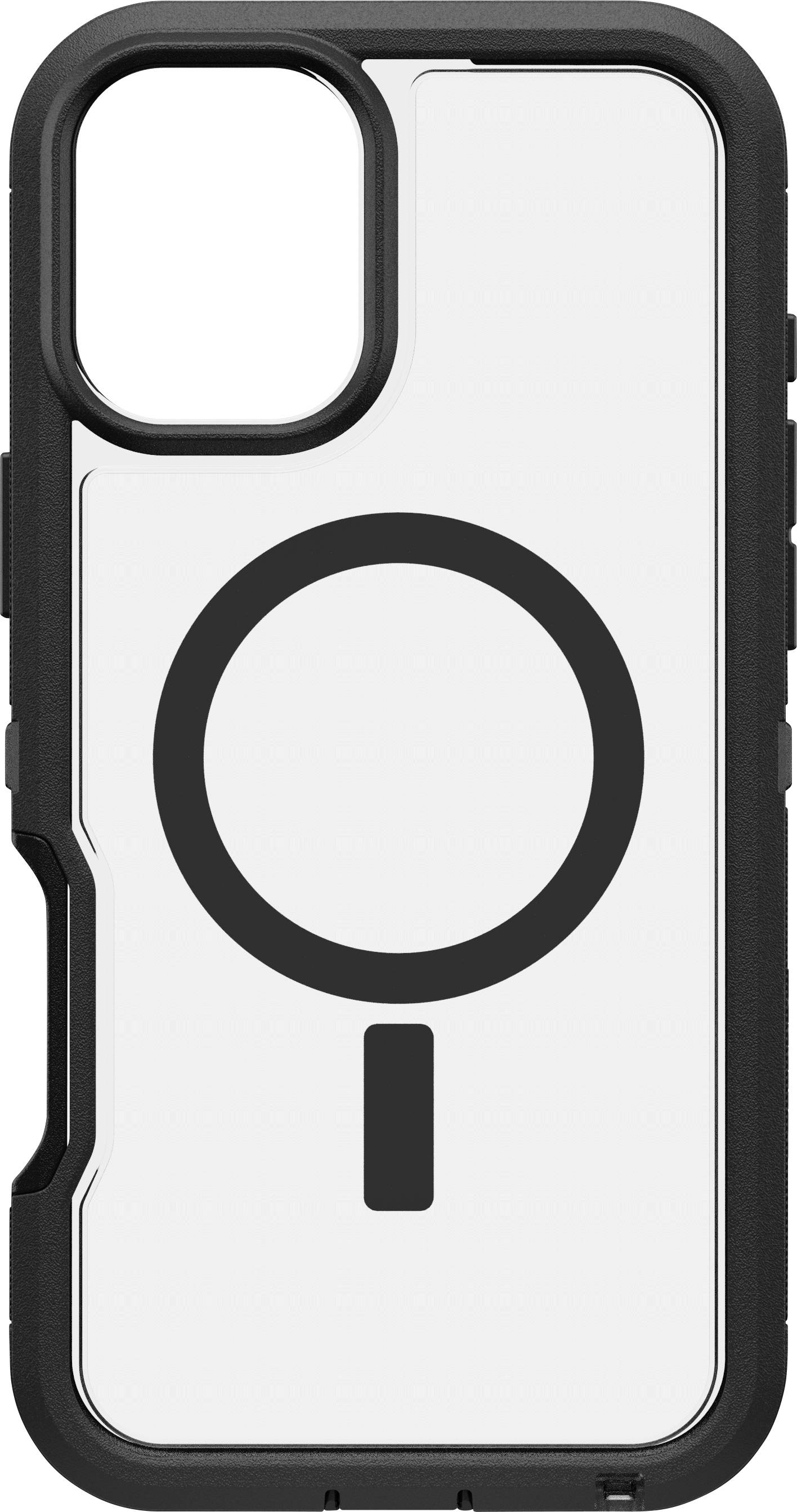 Otterbox Defender XT Backcover Apple iPhone 16 Plus Schwarz, Transparent MagSafe kompatibel, Stoßfest 77-96047