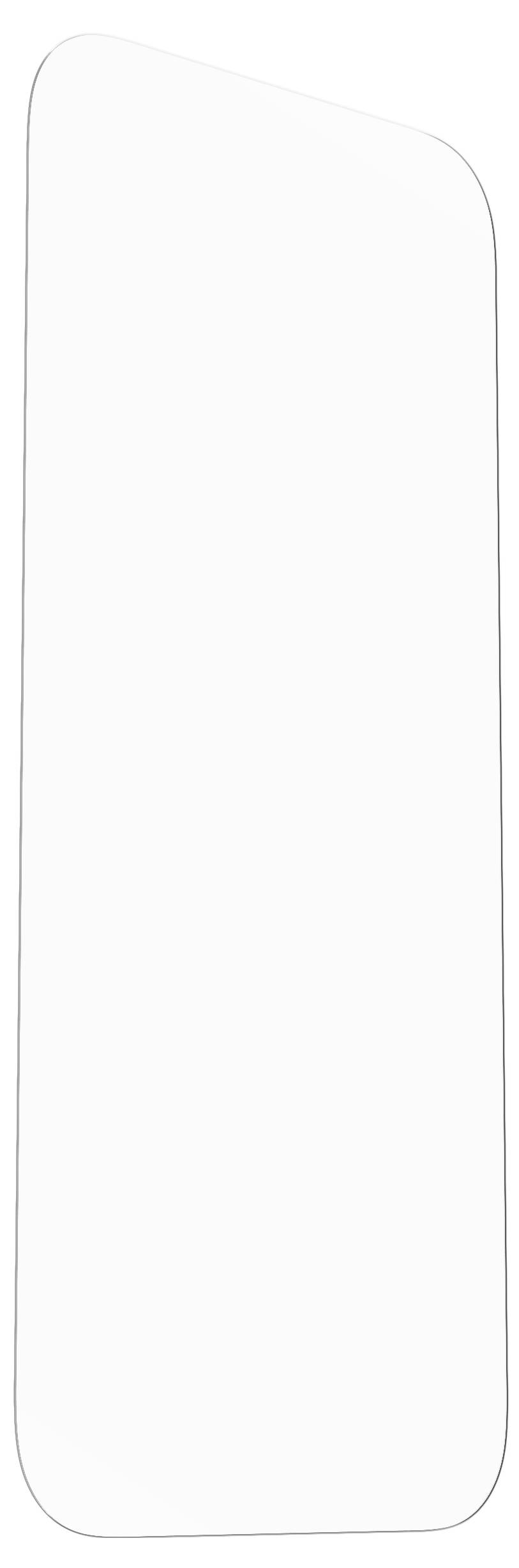 Leeres weißes Rechteck, möglicherweise eine Fläche für Design- oder Layout-Zwecke.