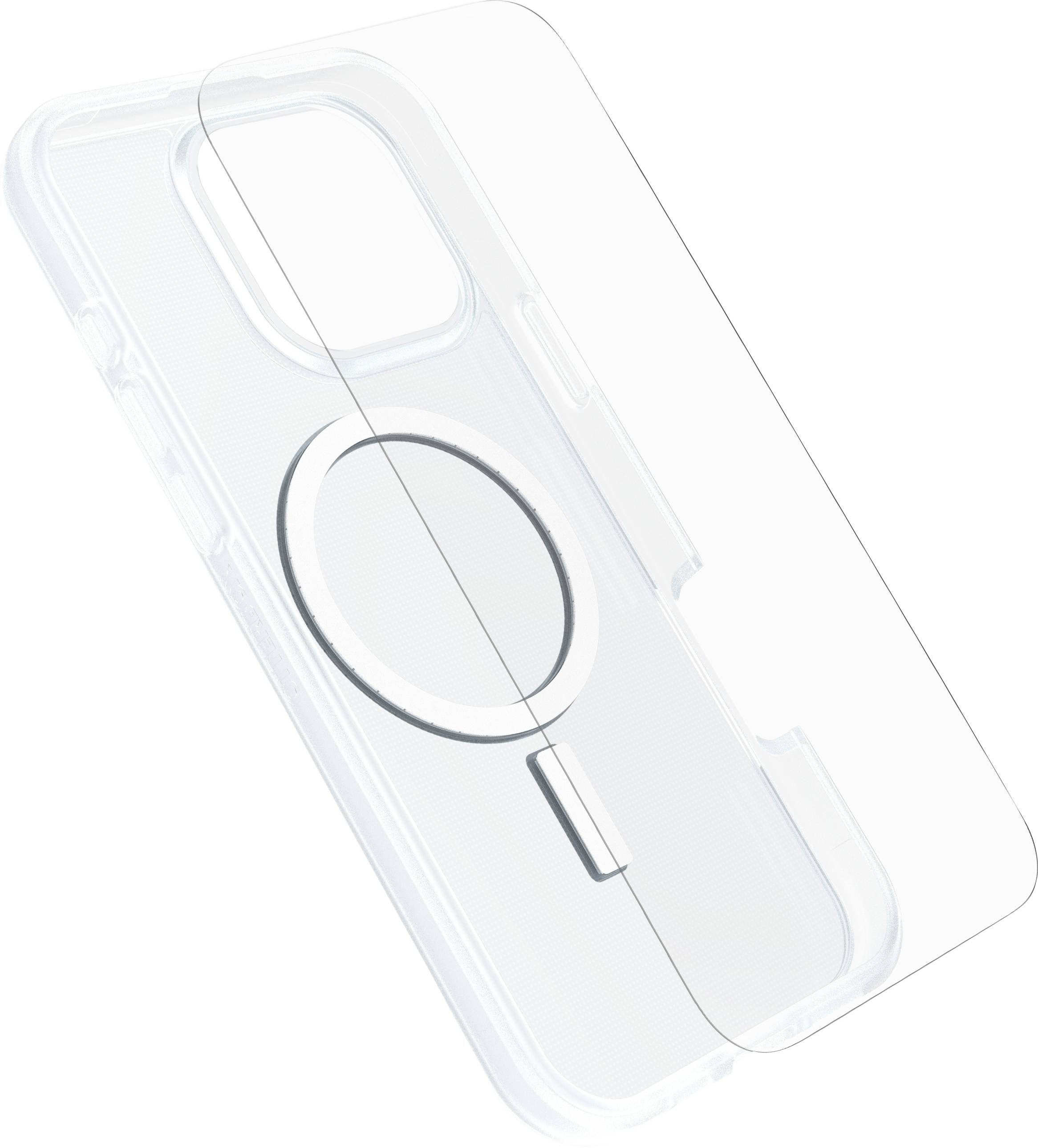 Otterbox React Hülle + Schutzglas Set Apple iPhone 16 Pro Max Transparent Induktives Laden, MagSafe kompatibel 78-81448