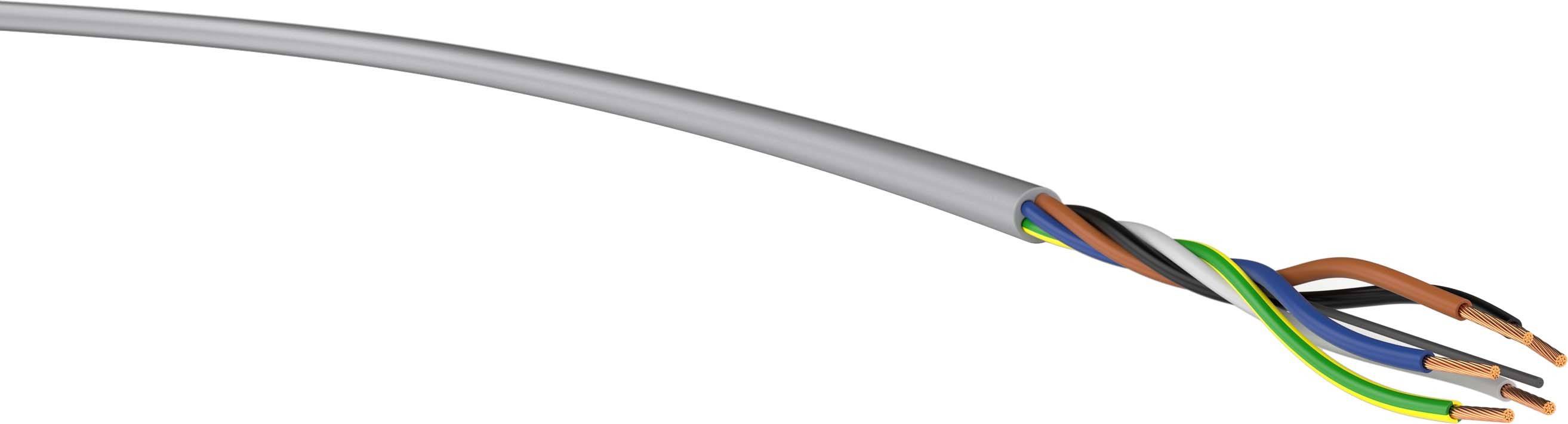 VER YSLY-JB 5x 1 Ri.100 Energieleitung YSLY-JB 5 x 1 mm² Grau 100 m