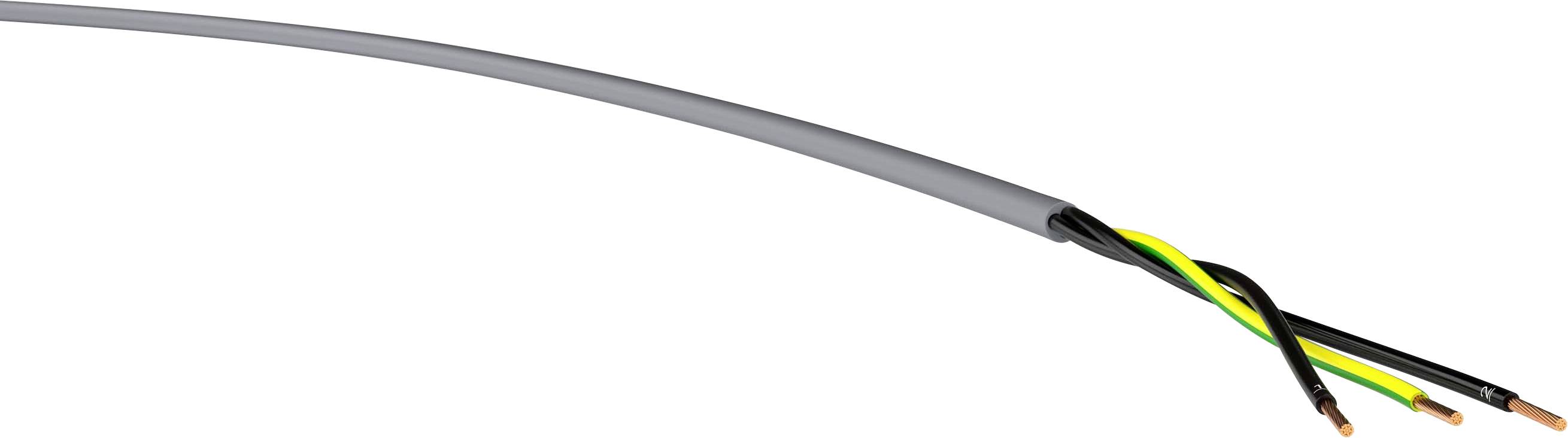 VER YSLY-JZ 3x 1,5 Ri. 50 Energieleitung YSLY-JZ 3 x 1.50 mm² Grau 50 m