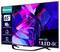 Ein 65-Zoll-Fernseher von Hisense mit Mini-LED- und Quantum Dot-Technologie. Hervorgehoben sind ULED 4K und 144Hz Game Mode Pro.