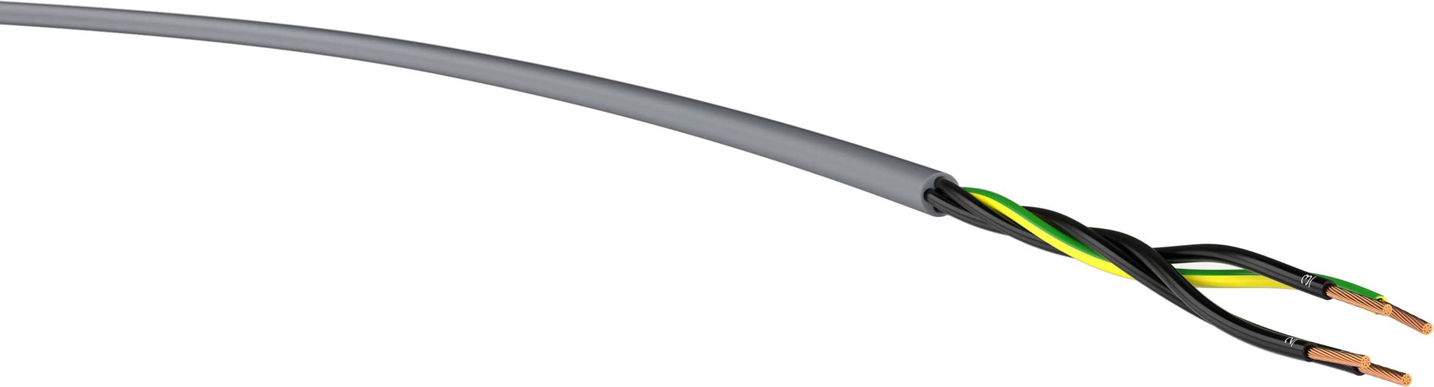 VER YSLY-JZ 4x 0,75 Ri. 50 Energieleitung YSLY-JZ 4 x 0.75 mm² Grau 50 m