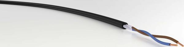 VER H05RN-F 2x0,75 Ri. 50 Energieleitung H05RN-F 2 x 0.75 mm² Schwarz 50 m