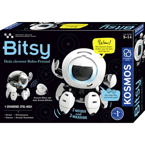 Kosmos 43678786 Bitsy - Dein cleverer Robo-Freund Roboter Experimentierkasten 8 - 14 Jahre