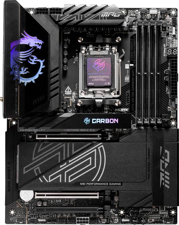 MSI - MPG X870E CARBON WIFI - Mainboard - ATX