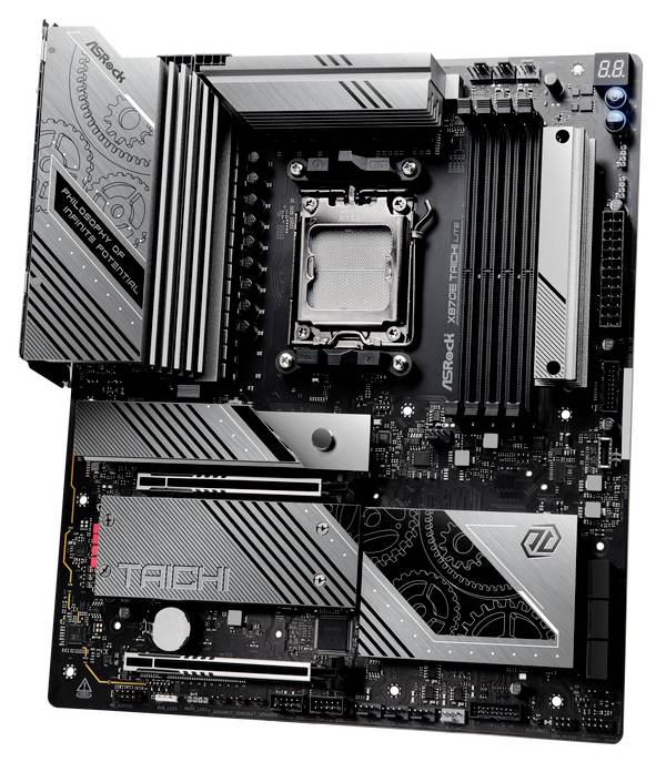 ASRock X870E Taichi Lite (AM5) Mainboard Sockel (PC) AMD® AM5 Formfaktor (Details) E-ATX Mainboard-Chipsatz AMD® X870