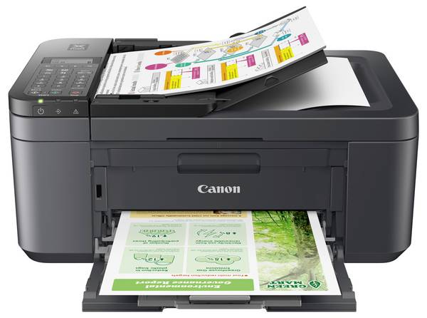 Canon Pixma TR 4755 i Multifunktionsdrucker Tintenstrahl Farbe A4 Drucker, Scanner, Kopierer, Fax Duplex, USB, WLAN