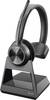 HP Poly DECT Headset Savi 7310 Office mono On Ear Headset Bluetooth® Mono Schwarz Noise Cancelling Microsoft Teams-Taste Computer