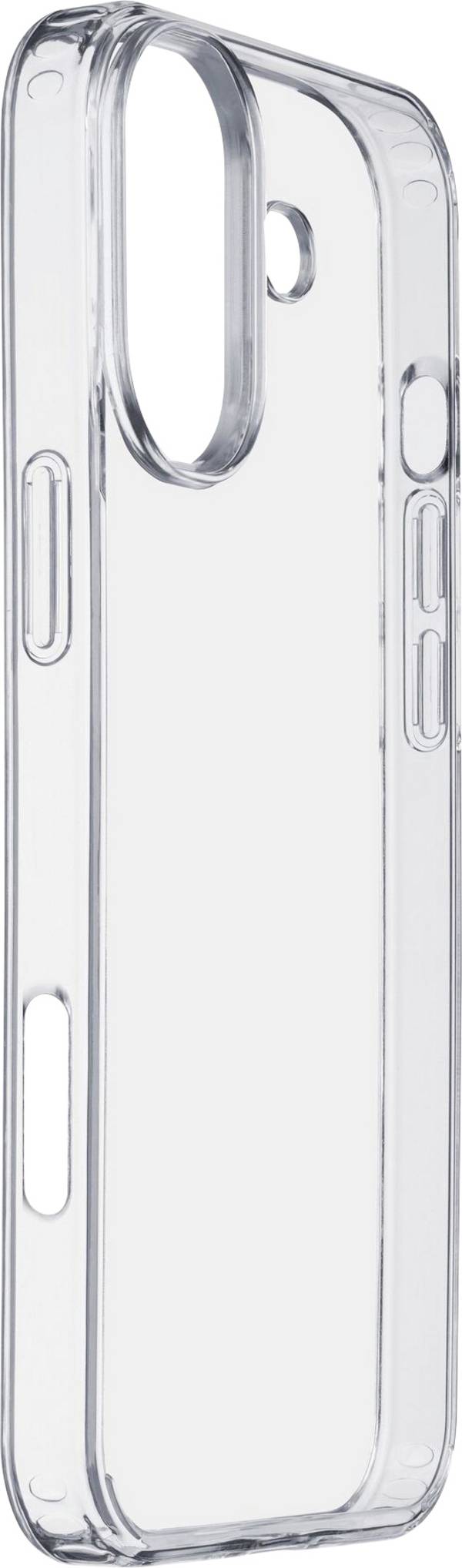 Cellularline Clear Strong Case Backcover Apple iPhone 16 Transparent Induktives Laden CLEARDUOIPH16T