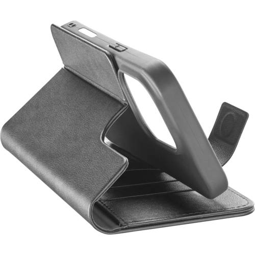 Cellularline Book Agenda 2 Case Backcover Apple iPhone 16 Pro Max Schwarz Stoßfest BOOKAG2IPH16PRMK