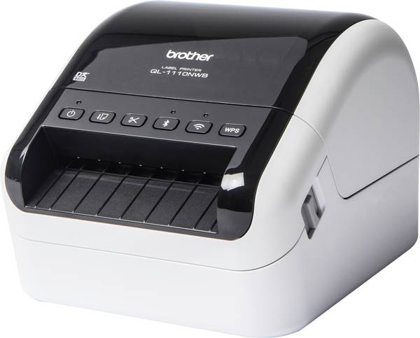 Brother P-Touch QL 1110 NWBc Etikettendrucker Thermodirekt 300 x 300 dpi Etikettenbreite (max.): 103.6 mm LAN, USB