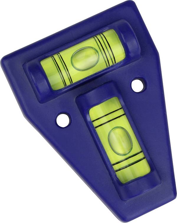 Calima 46014 Kreuz-Wasserwaage mit Bohrschablone 60 mm