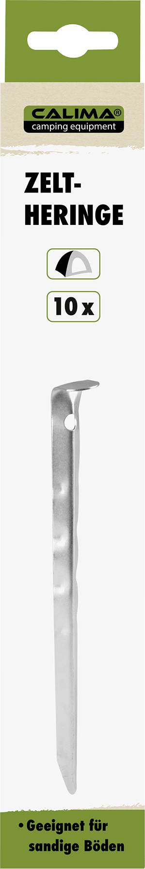Calima 46019 Zelthering 225 mm x 15 mm x 15 mm 10 St.