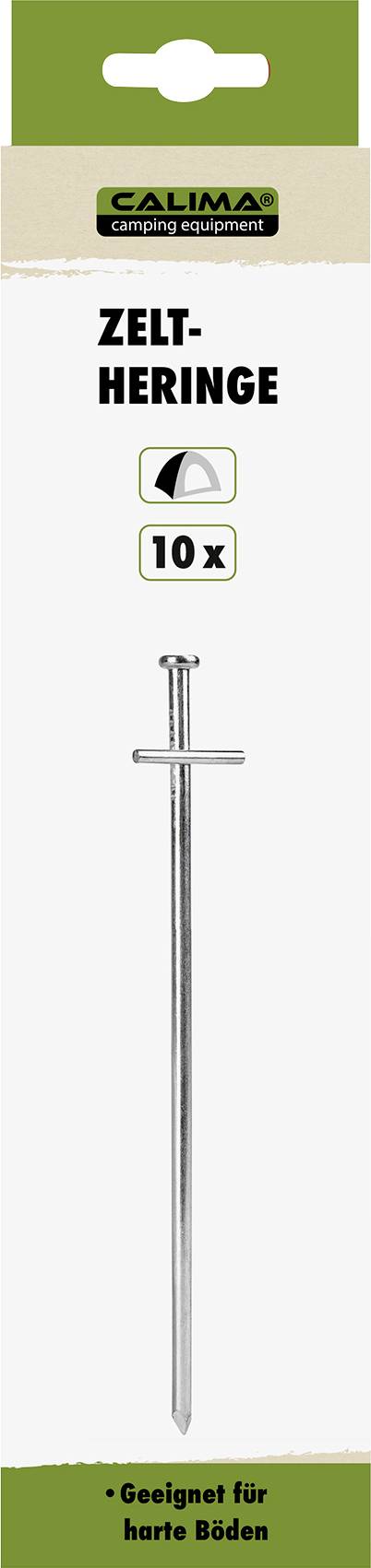 Calima 46021 Zelthering 230 mm x 6 mm x 6 mm 10 St.