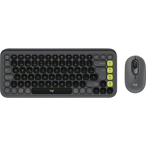 Thumbnail - Logitech POP ICON COMBO Bluetooth® Tastatur, Maus-Set Easy Switch 3 Geräte, Multimediatasten, Multipair-Funktion Deutsch...