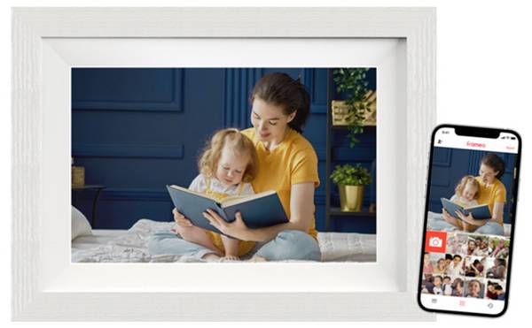 Braun Phototechnik DigiFrame 10W WiFi Digitaler WiFi-Bilderrahmen 25.7 cm 10.1 Zoll EEK: C (A - G) 1280 x 800 Pixel 32 GB Weiß
