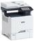 Ein moderner, mehrfarbiger Xerox-Drucker mit Touchscreen-Display, geeignet für Büro- und Heimanwendungen.