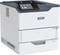 Ein weißer Desktop-Drucker mit Touchscreen-Bedienfeld. Er hat zwei Papierfächer und das Logo 'Xerox' auf der Vorderseite.