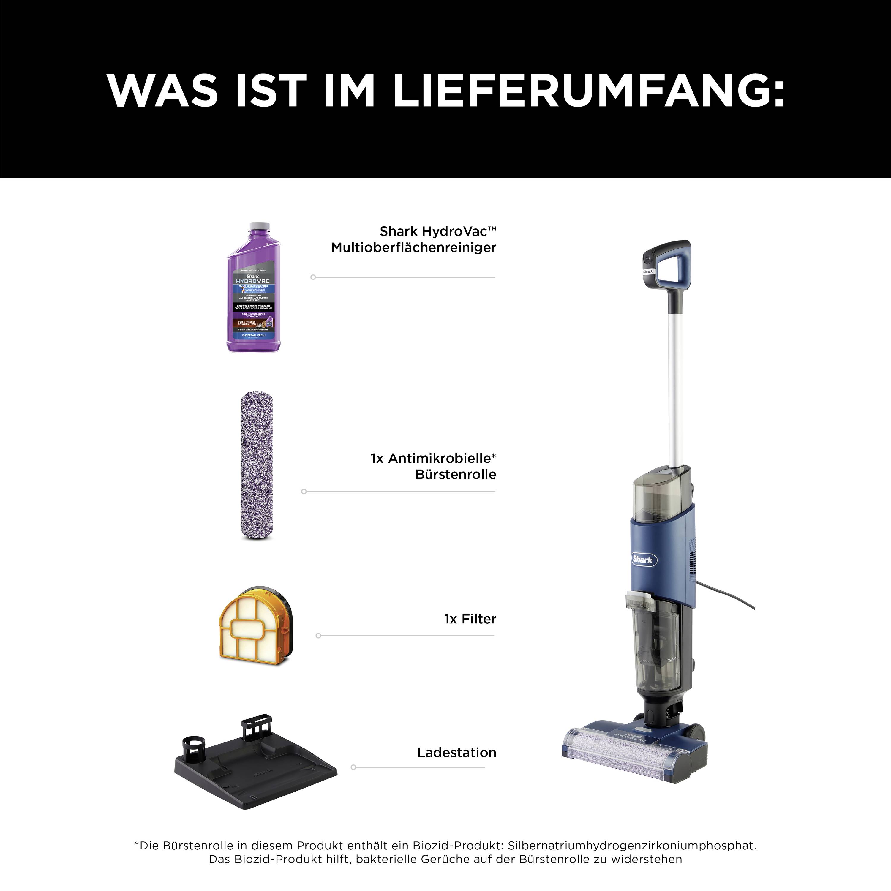 Shark Hydrovac WD100EU Nass-/Trockensauger 0.5 l Standfunktion, herausnehmbarer Wassertank-21