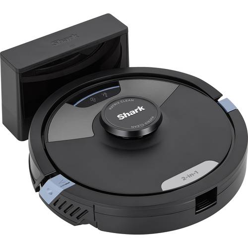 Shark Matrix Plus 2-in-1 Saug-und Wischroboter Schwarz App gesteuert, Beutellos, inkl. Akku, inkl. Ladegerät
