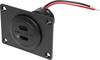 ProCar Power USB-C Doppelsteckdose PD/QC mit LED + Montageplatte Belastbarkeit Strom max.=3 A 12 oder 24 V/DC
