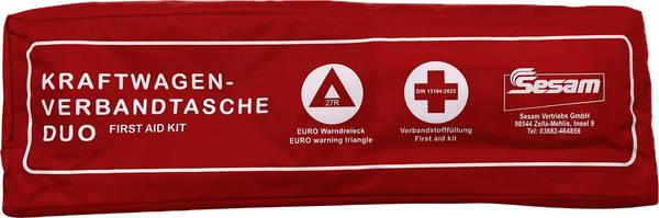 IWH 023506 Pannentasche Klettverschluss, Inkl. Warndreieck ATV, Pkw, Quad, SUV, Van, Wohnmobile DIN 13164 02-2022 1 St.
