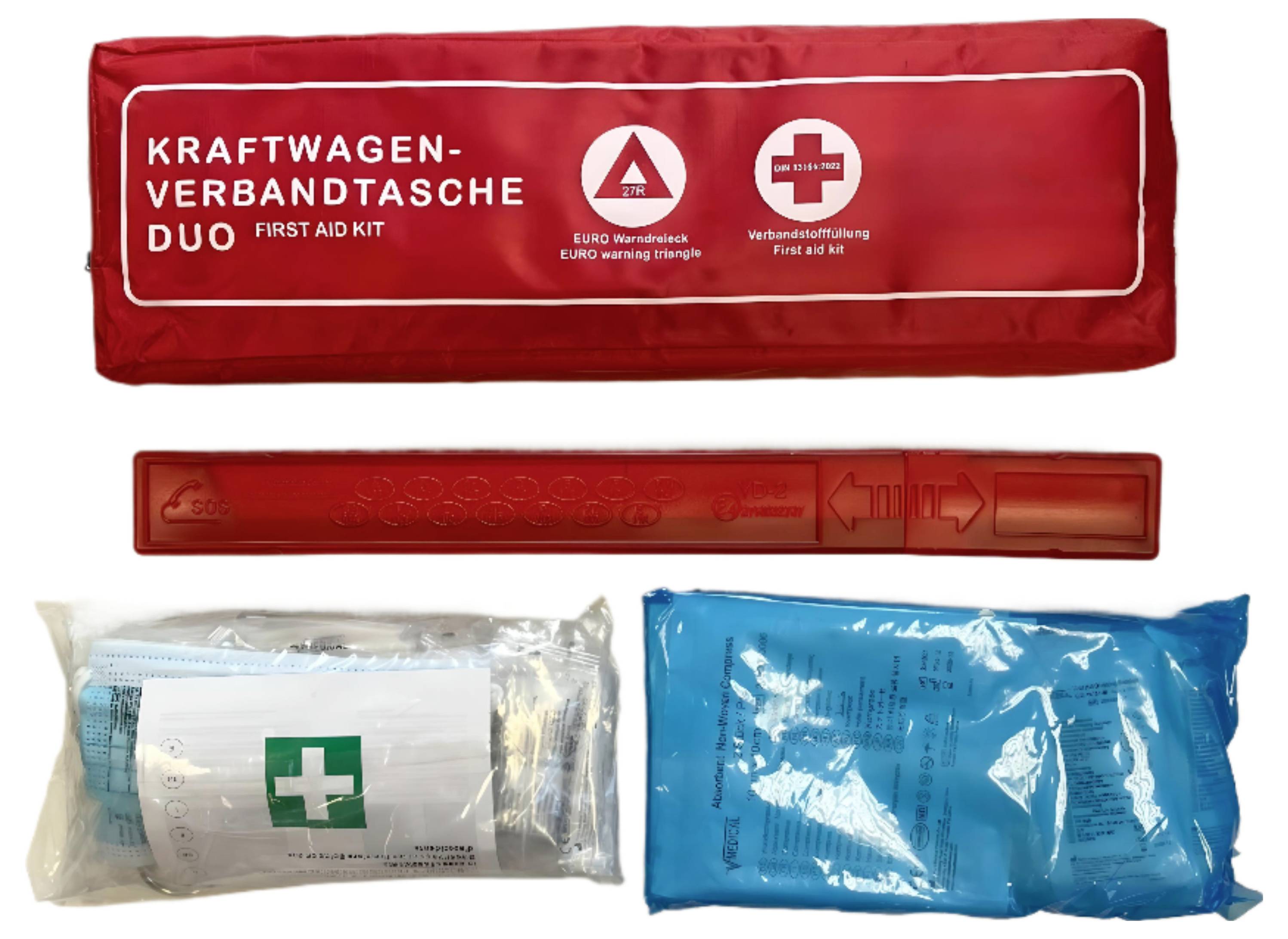 IWH 023506 Pannentasche Klettverschluss, Inkl. Warndreieck ATV, Pkw, Quad, SUV, Van, Wohnmobile DIN 13164 02-2022 1 St.-1