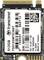 'Transcend 512GB SSD-Modul mit Barcode und Seriennummer auf dem Etikett. Hergestellt in Taiwan.'