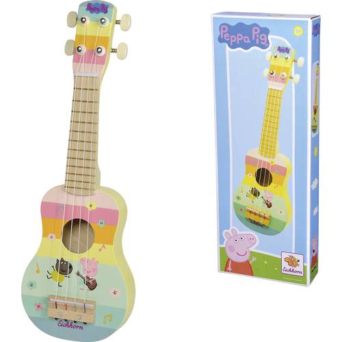 Eichhorn Kindergitarre Peppa Pig Holz Ukulele 43cm